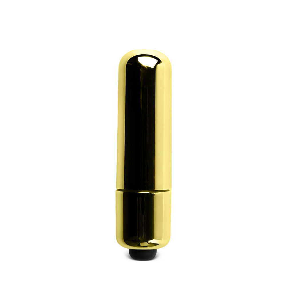 Gold Dragon Vibrating Glass Dildo 5 inch