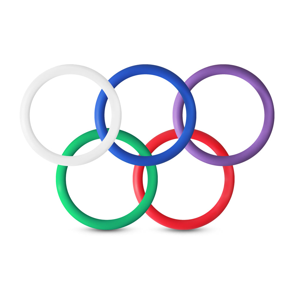 Silicone Donut Penis Rings Multipack (5 Count)