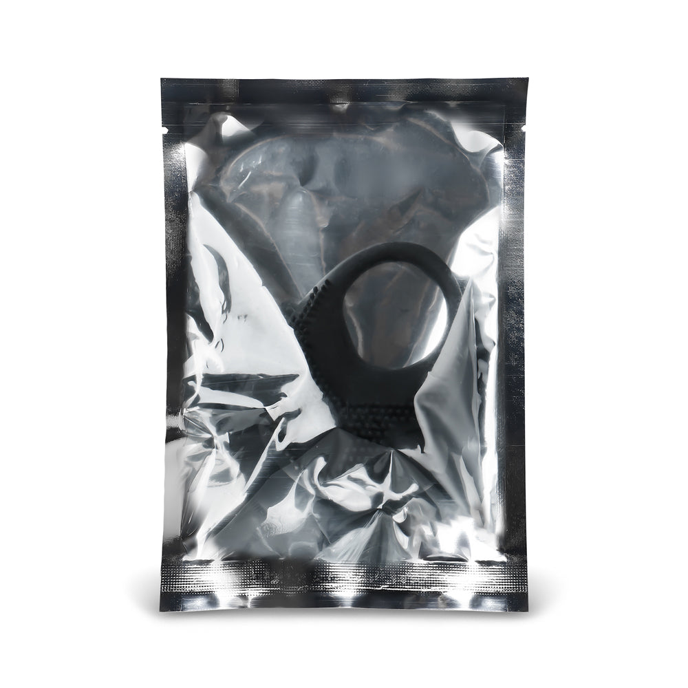 Silicone Vibrating Cock Ring with Clitoral Stimulator