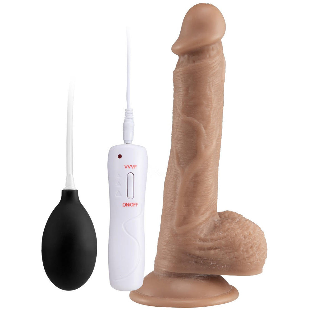 8 inch Remote Control Vibrating Squirting Suction Cup Dildo