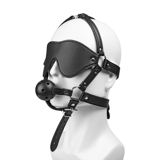 Bondage Blindfold & Ball Gag