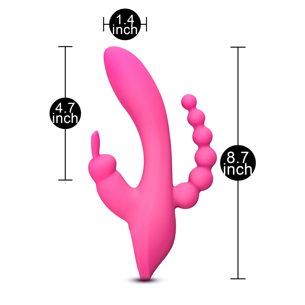 Triple Stimulating Rabbit Vibrator, 7 Function