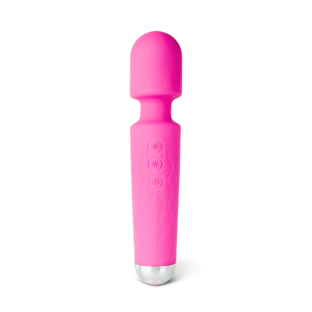 Rechargeable Silicone Mini Massage Wand Vibrator 20 Function