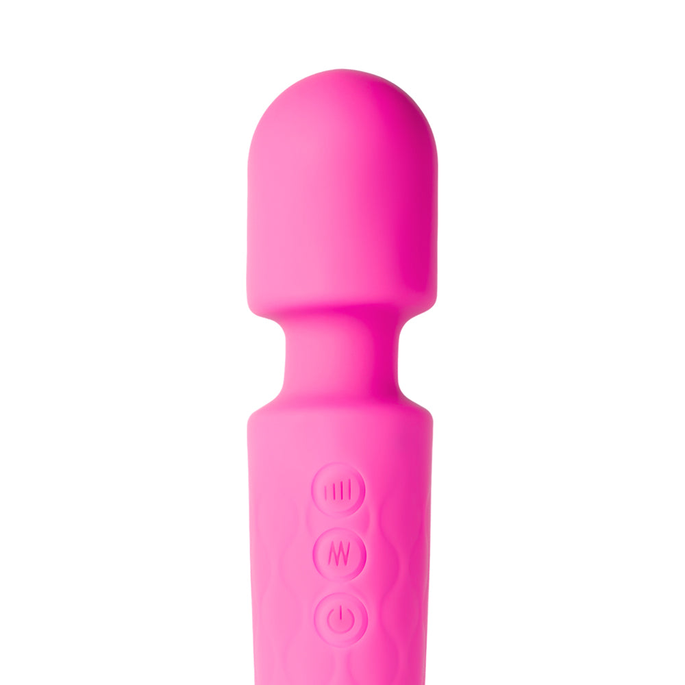 Rechargeable Silicone Mini Massage Wand Vibrator 20 Function