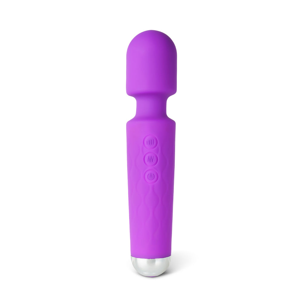 Rechargeable Silicone Mini Massage Wand Vibrator 20 Function