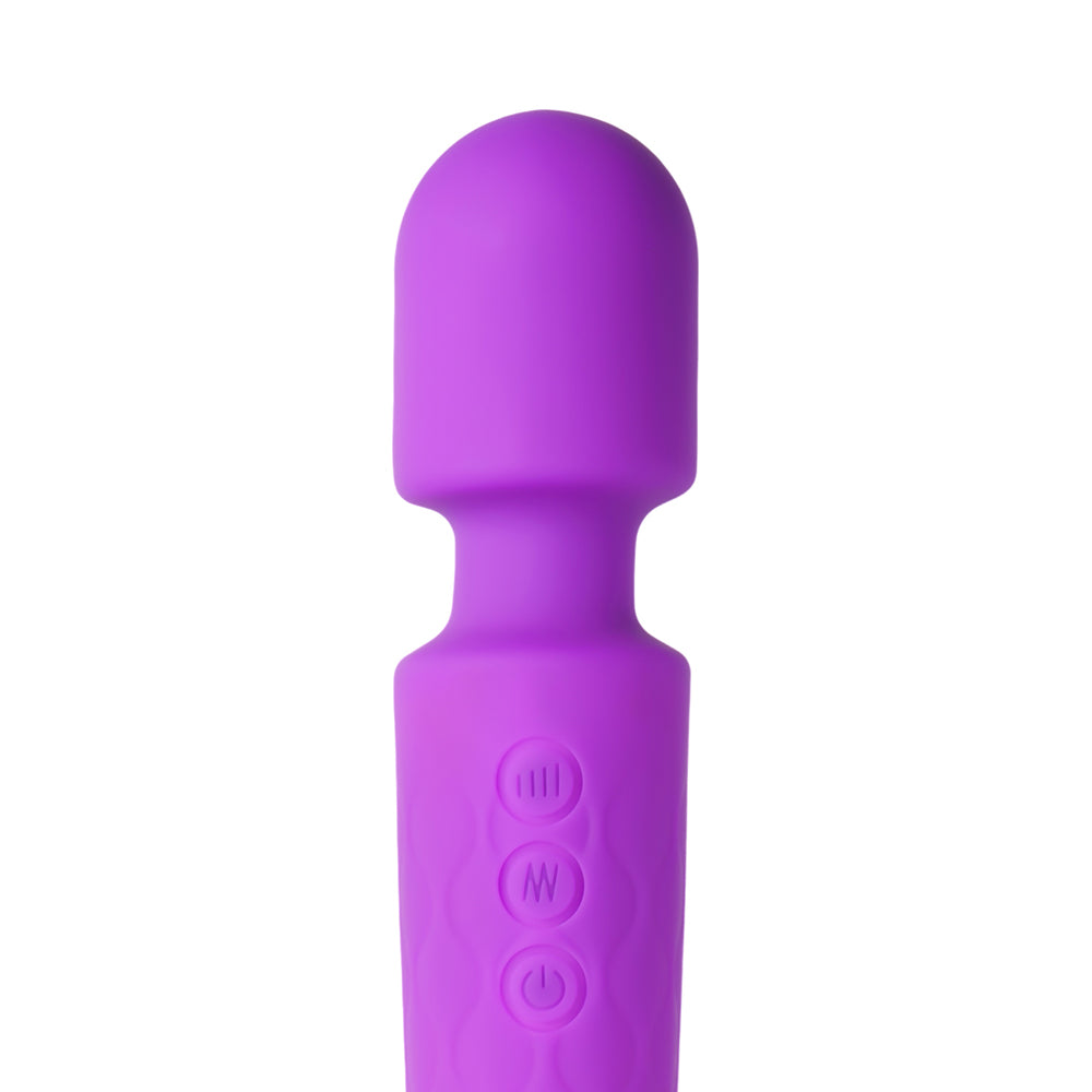 Rechargeable Silicone Mini Massage Wand Vibrator 20 Function