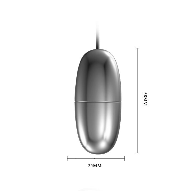 Silver Vibrating Egg II with Remote