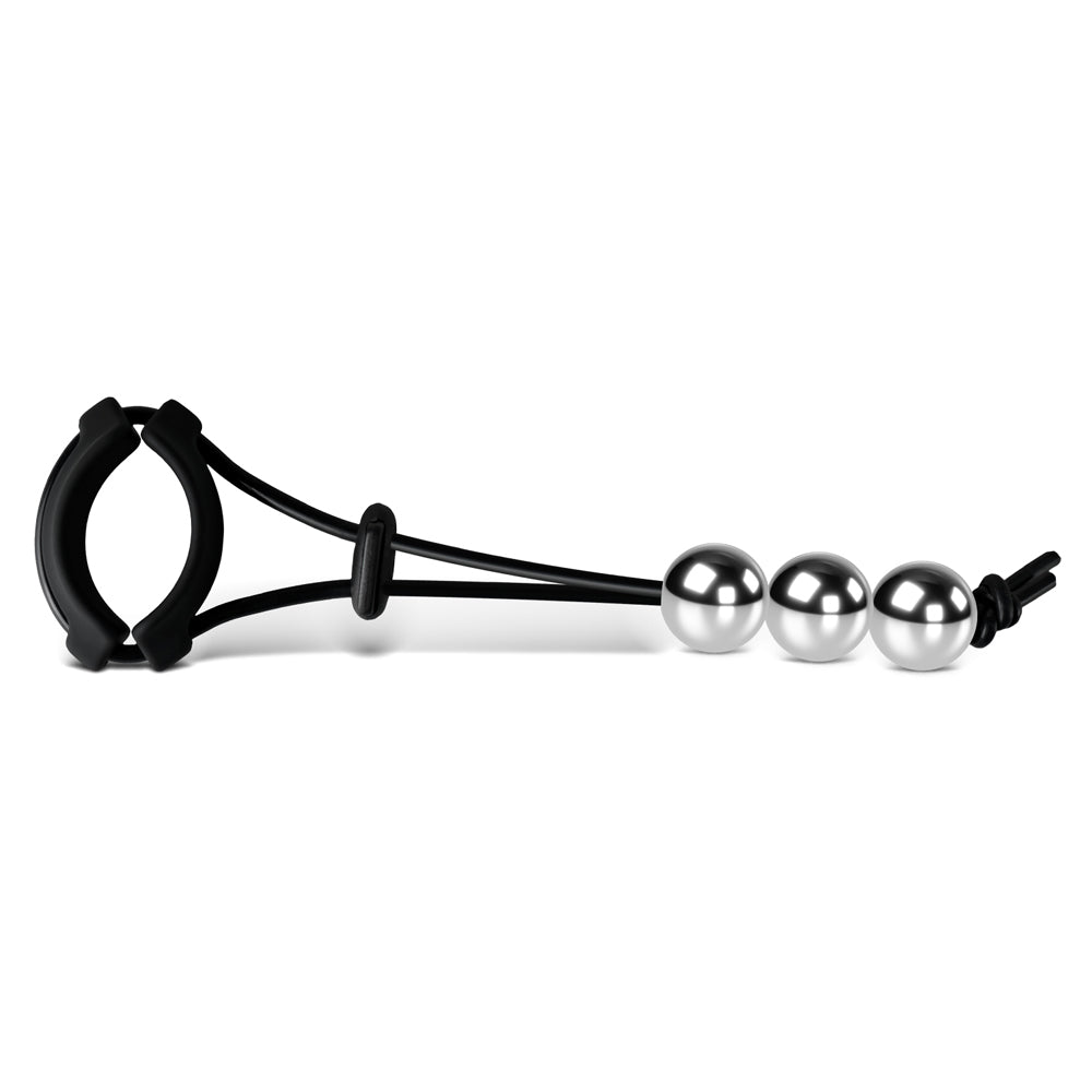 7 oz | 1 inch 3 Metal Ball Penis Weight Hanger with Quick Release