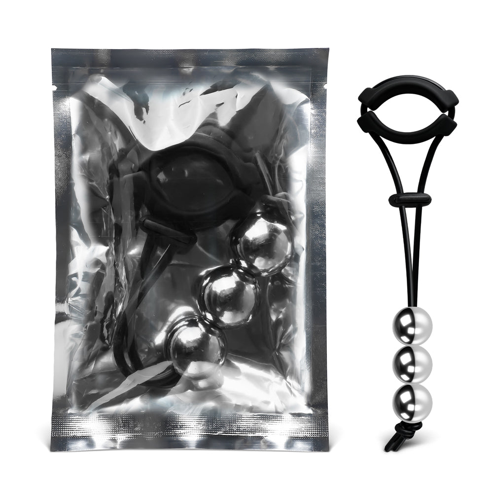 7 oz | 1 inch 3 Metal Ball Penis Weight Hanger with Quick Release