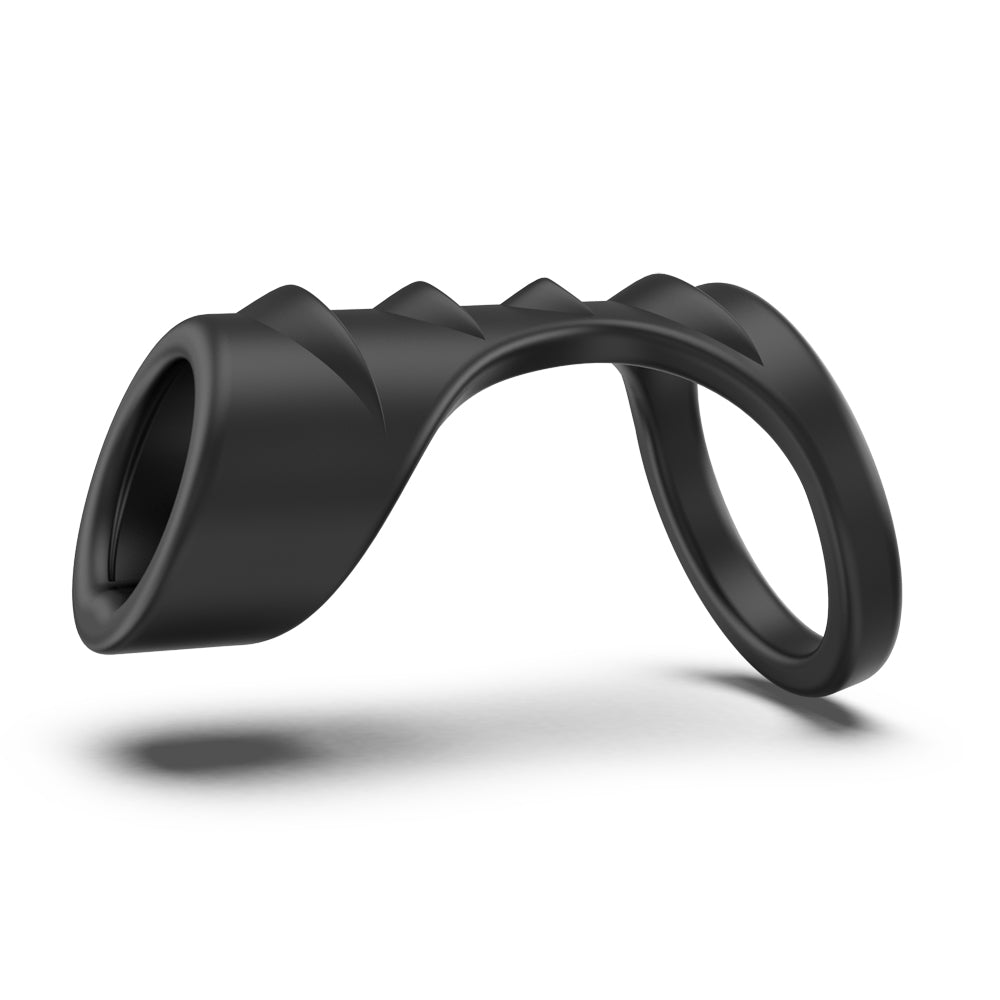Silicone Ribbed Penis Enhancer Sleeve, 3 inch