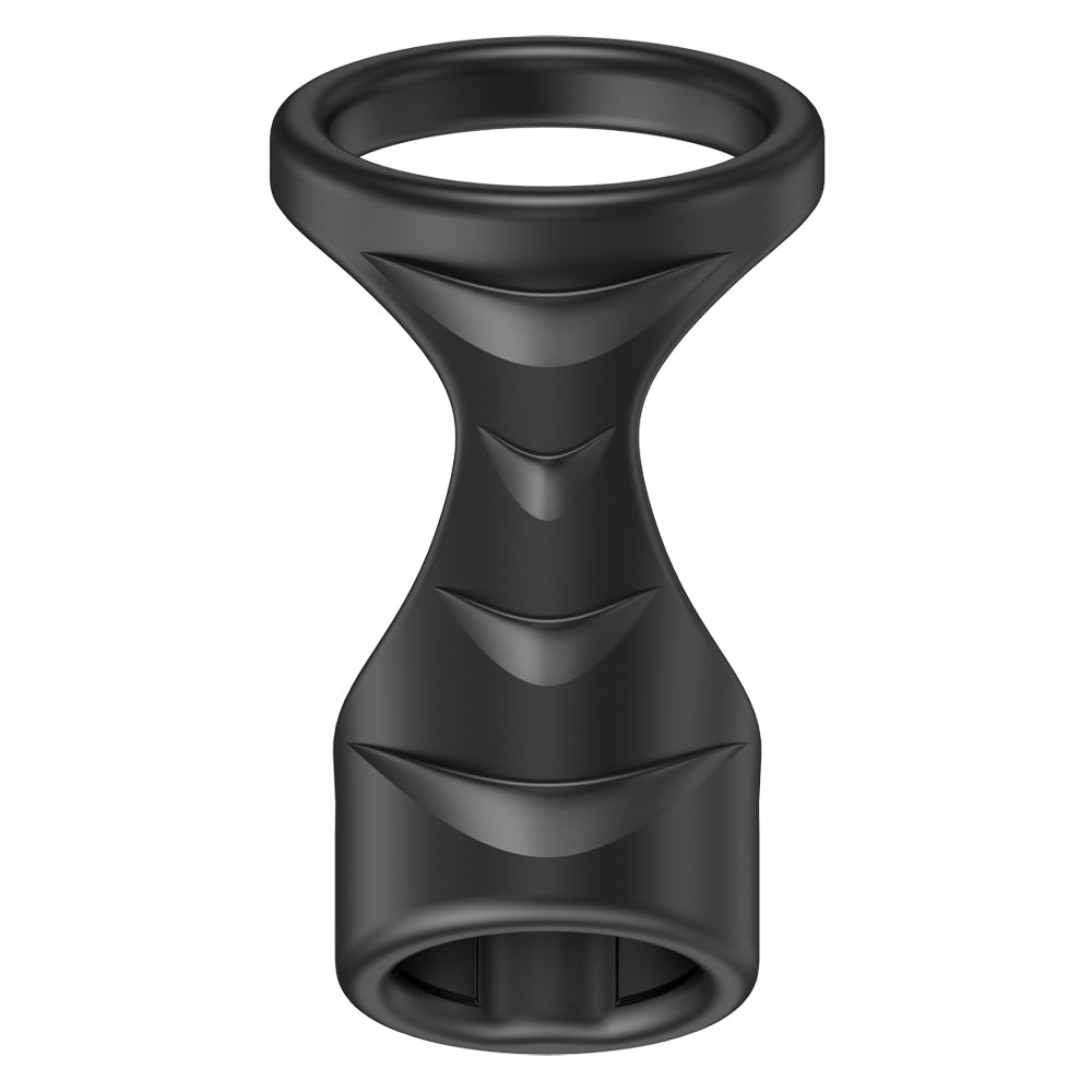 Silicone Ribbed Penis Enhancer Sleeve, 3 inch