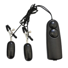 Load image into Gallery viewer, Adjustable Nipple Clamps with Vibrating Bullet &amp; Two-Dial Remote Control