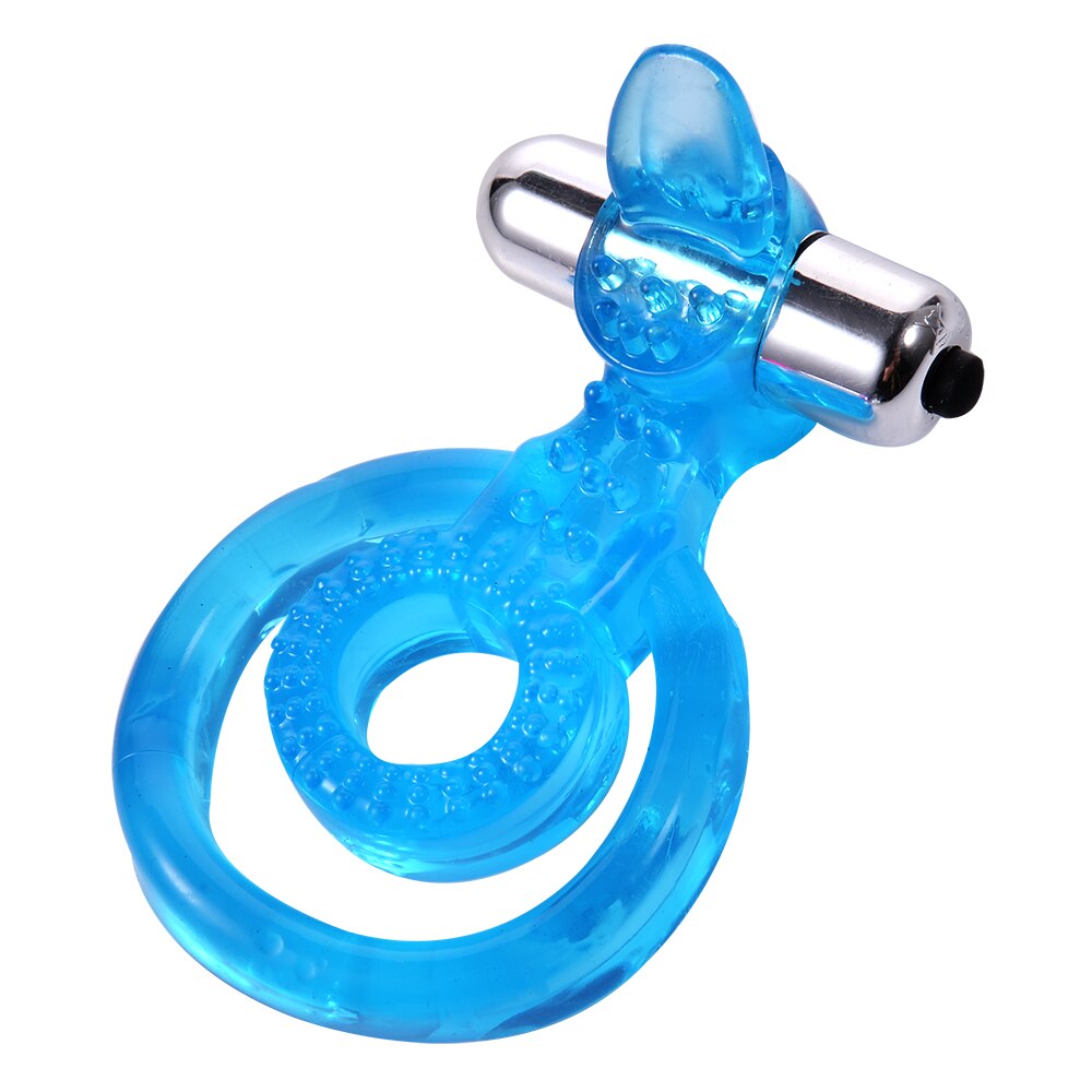 Tongue Vibrating Penis & Ball Ring, 10 Function