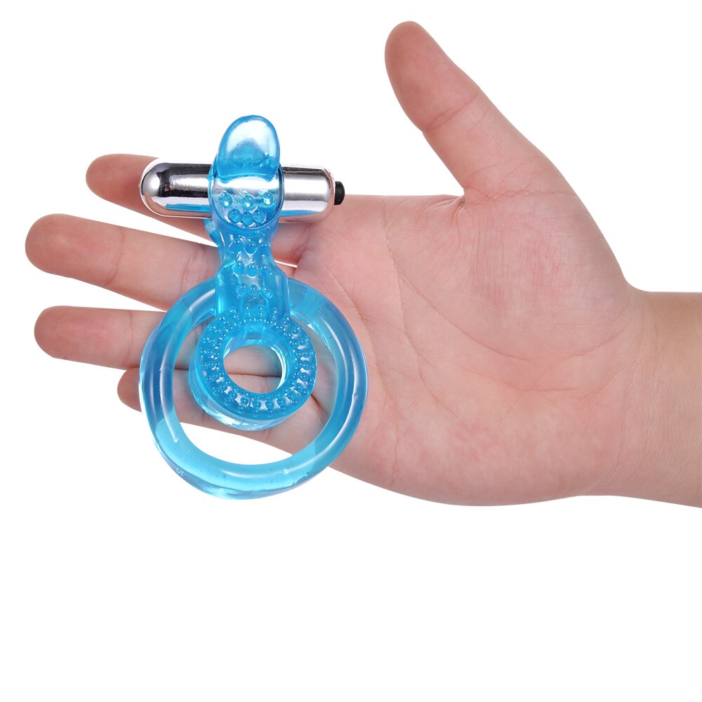 Tongue Vibrating Penis & Ball Ring, 10 Function