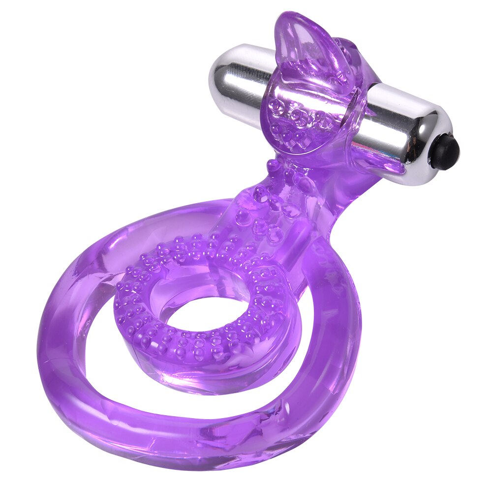 Tongue Vibrating Penis & Ball Ring, 10 Function