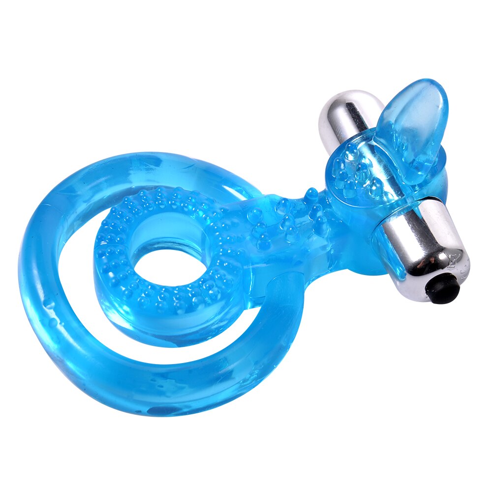 Tongue Vibrating Penis & Ball Ring, 10 Function