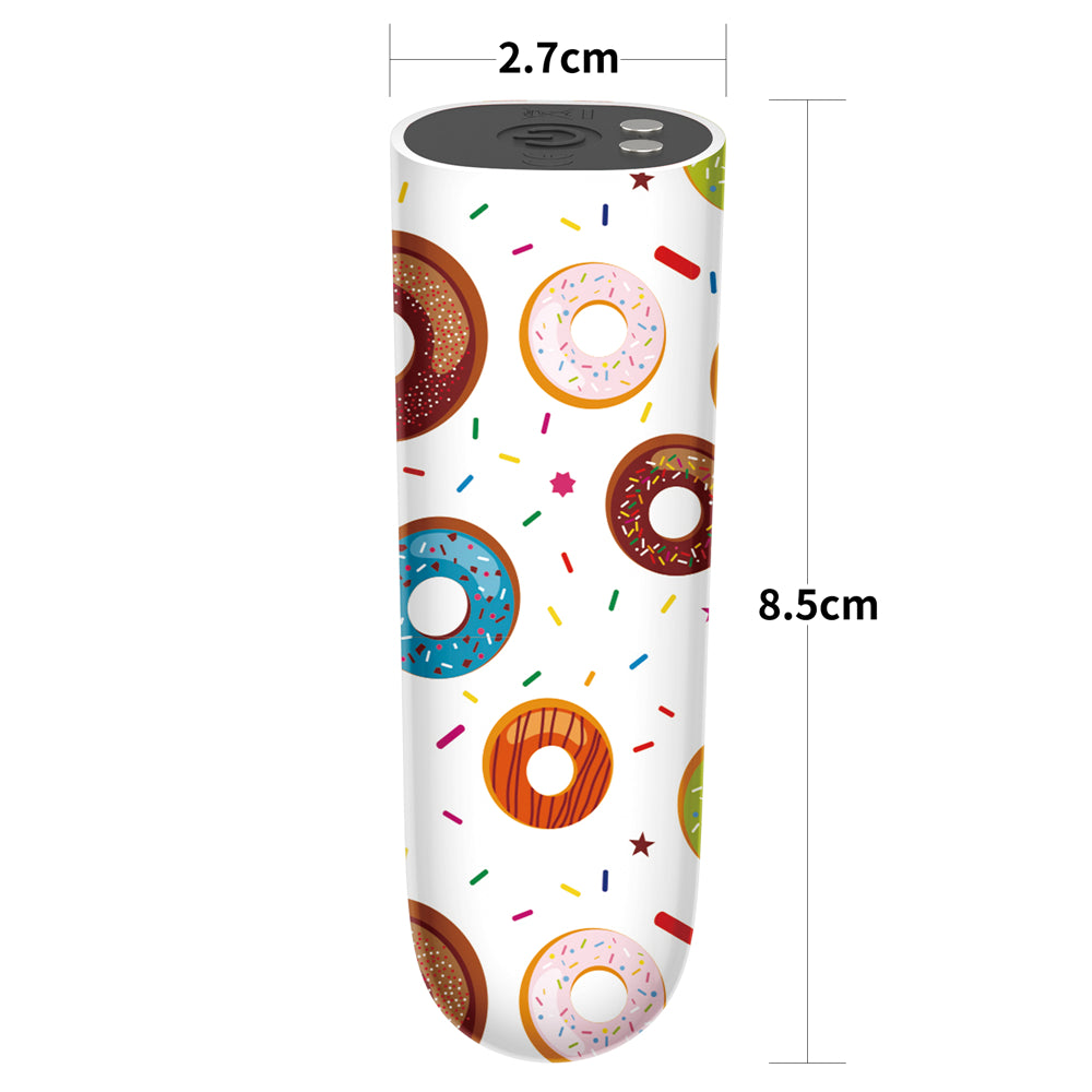Lovetoy Rechargeable Donut Mini Bullet Vibrator 10 Speed
