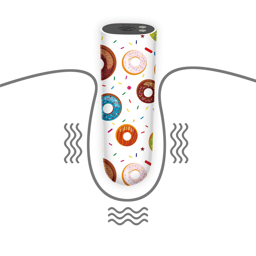 Lovetoy Rechargeable Donut Mini Bullet Vibrator 10 Speed