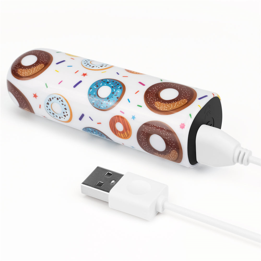 Lovetoy Rechargeable Donut Mini Bullet Vibrator 10 Speed