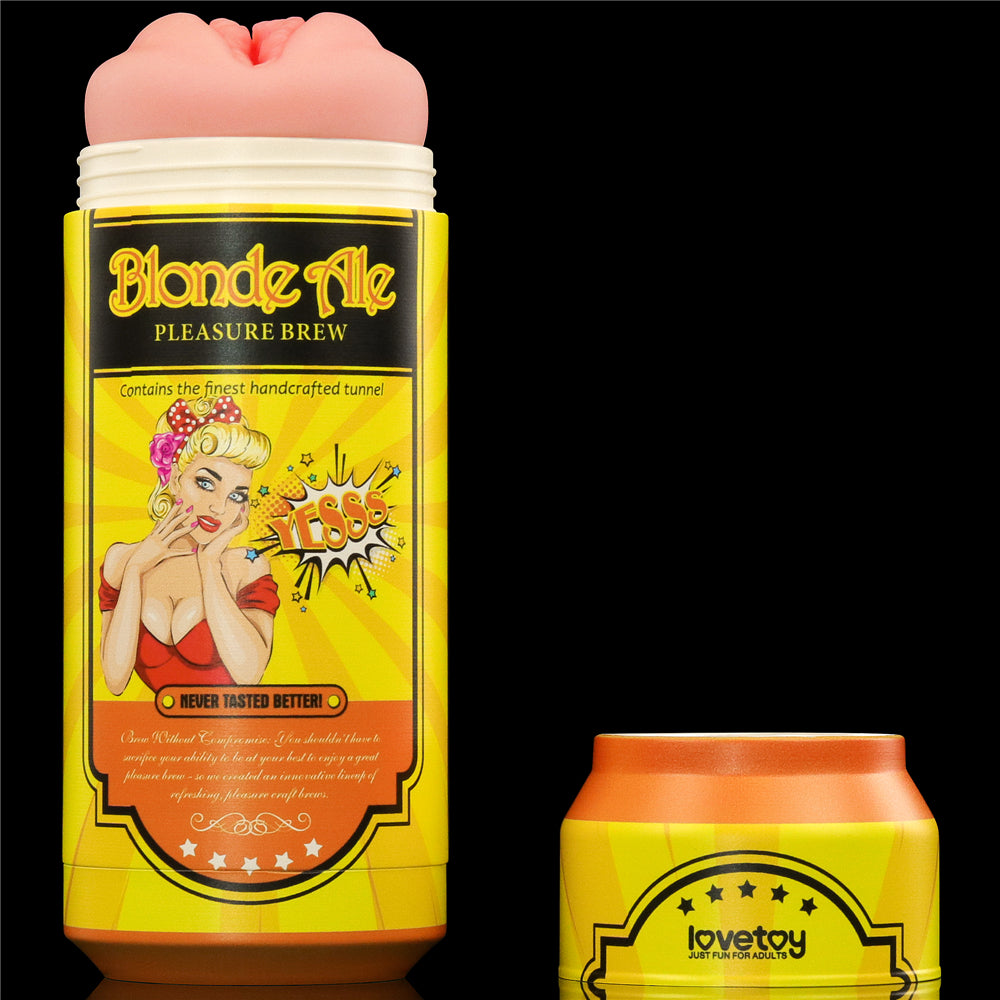 Lovetoy Discreet Pleasure Brew Blond Ale Male Masturbator/Stroker