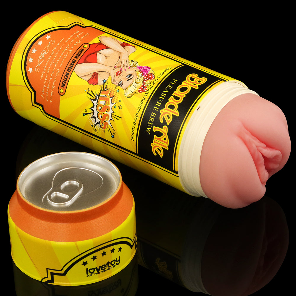 Lovetoy Discreet Pleasure Brew Blond Ale Male Masturbator/Stroker