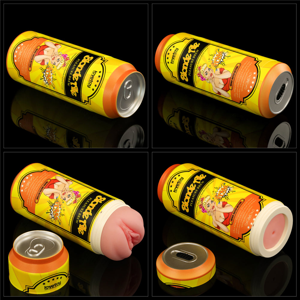 Lovetoy Discreet Pleasure Brew Blond Ale Male Masturbator/Stroker
