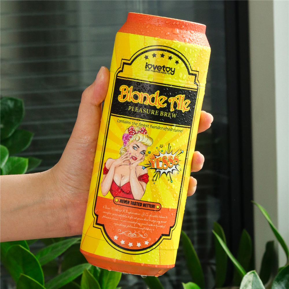 Lovetoy Discreet Pleasure Brew Blond Ale Male Masturbator/Stroker