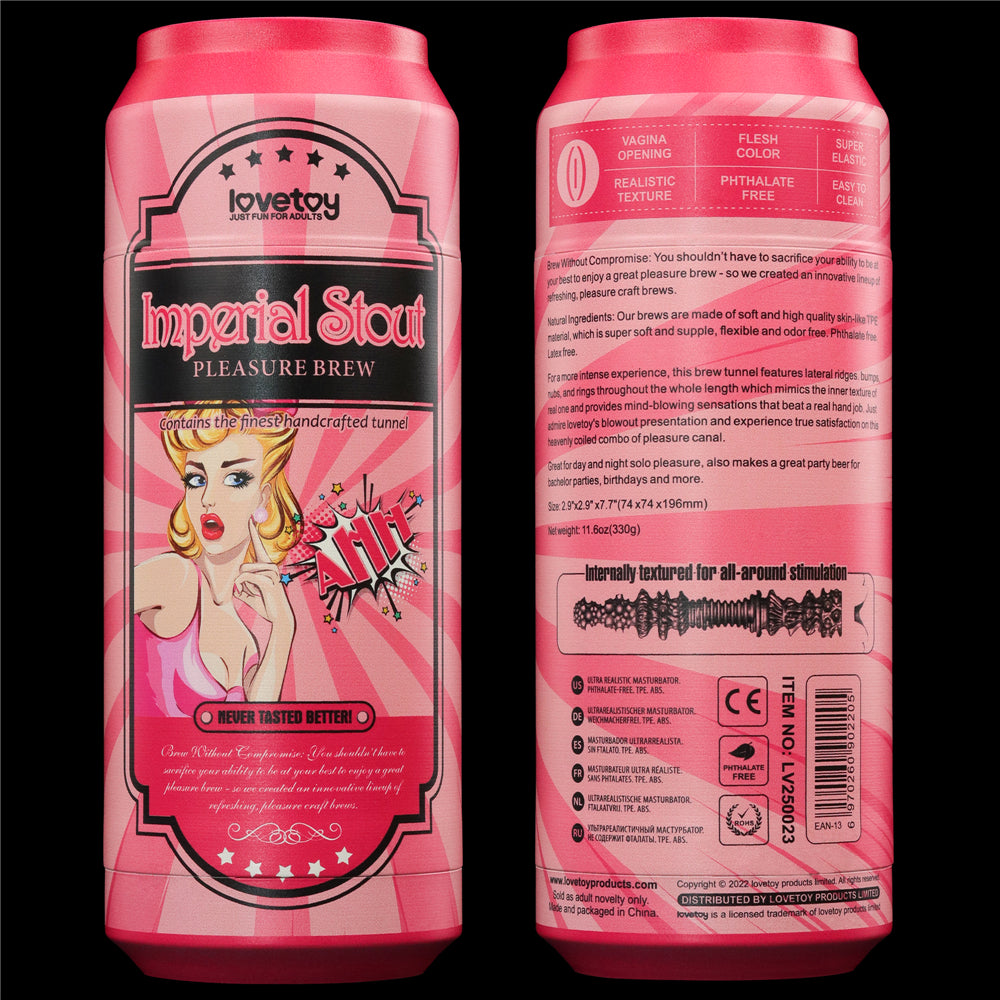 Lovetoy Discreet Pleasure Brew Imperial Stout Male Masturbator/Stroker