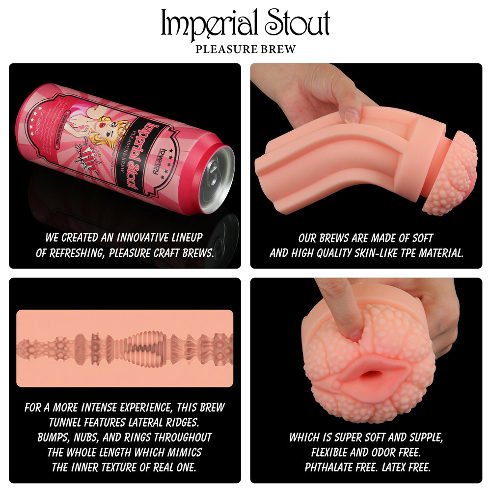 Lovetoy Discreet Pleasure Brew Imperial Stout Male Masturbator/Stroker