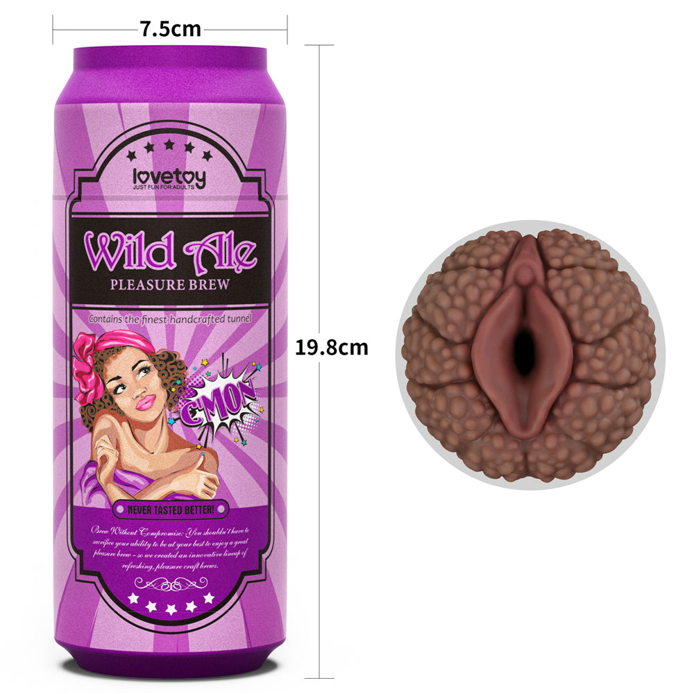 Lovetoy Discreet Pleasure Brew Wild Ale Male Masturbator/Stroker