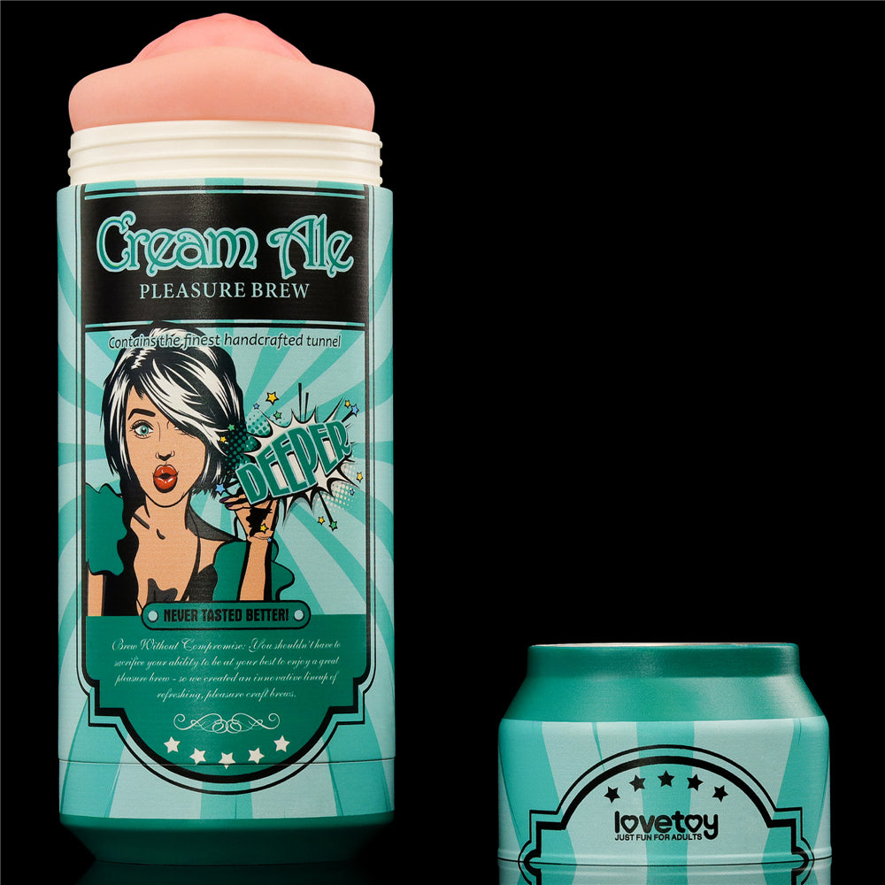 Lovetoy Discreet Pleasure Brew Cream Ale Male Masturbator/Stroker