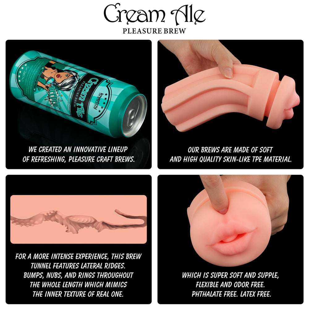Lovetoy Discreet Pleasure Brew Cream Ale Male Masturbator/Stroker