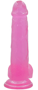 Lovetoy 8" Jelly Studs Crystal Dildo Large