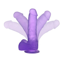 Load image into Gallery viewer, Lovetoy 7&quot; Jelly Studs Crystal Dildo Medium