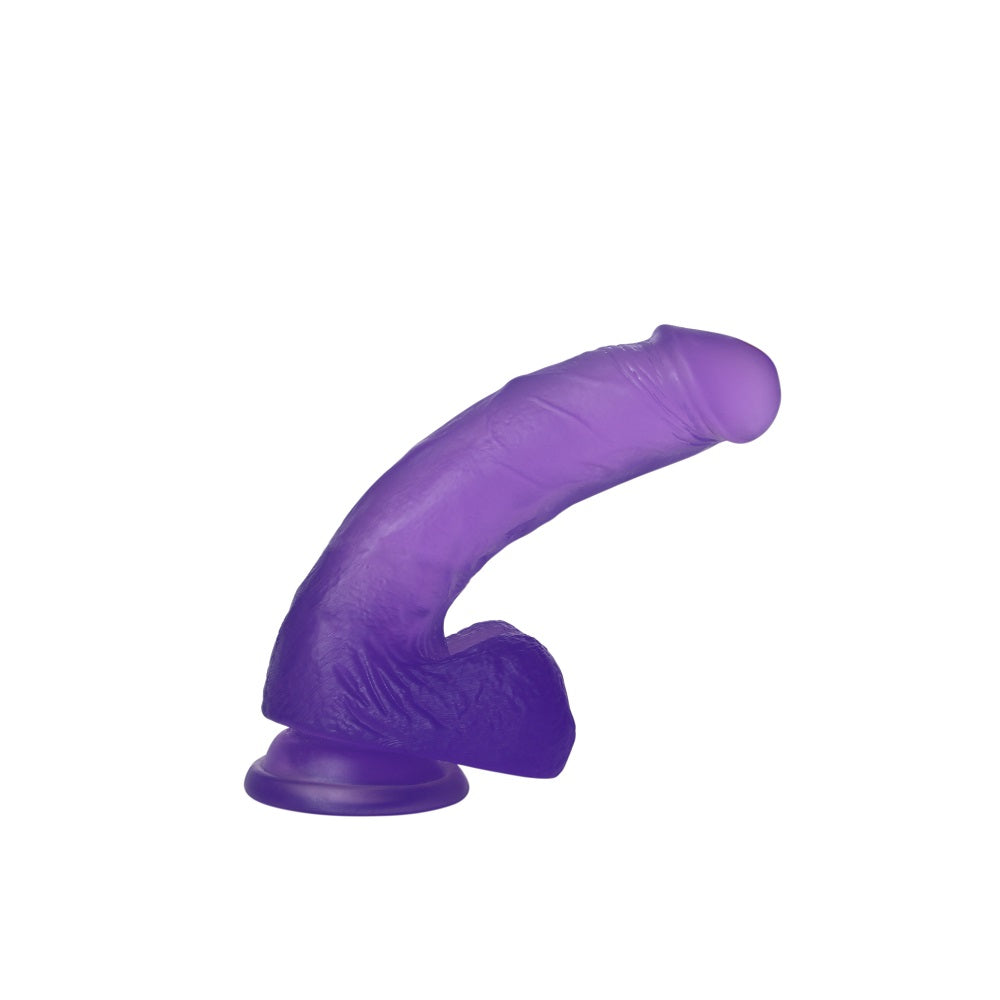 Lovetoy 7" Jelly Studs Crystal Dildo Medium