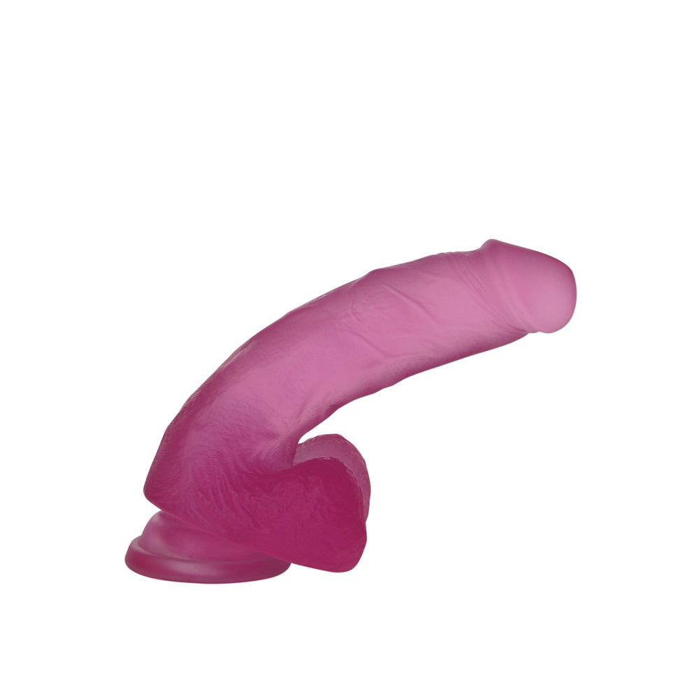 Lovetoy 7" Jelly Studs Crystal Dildo Medium