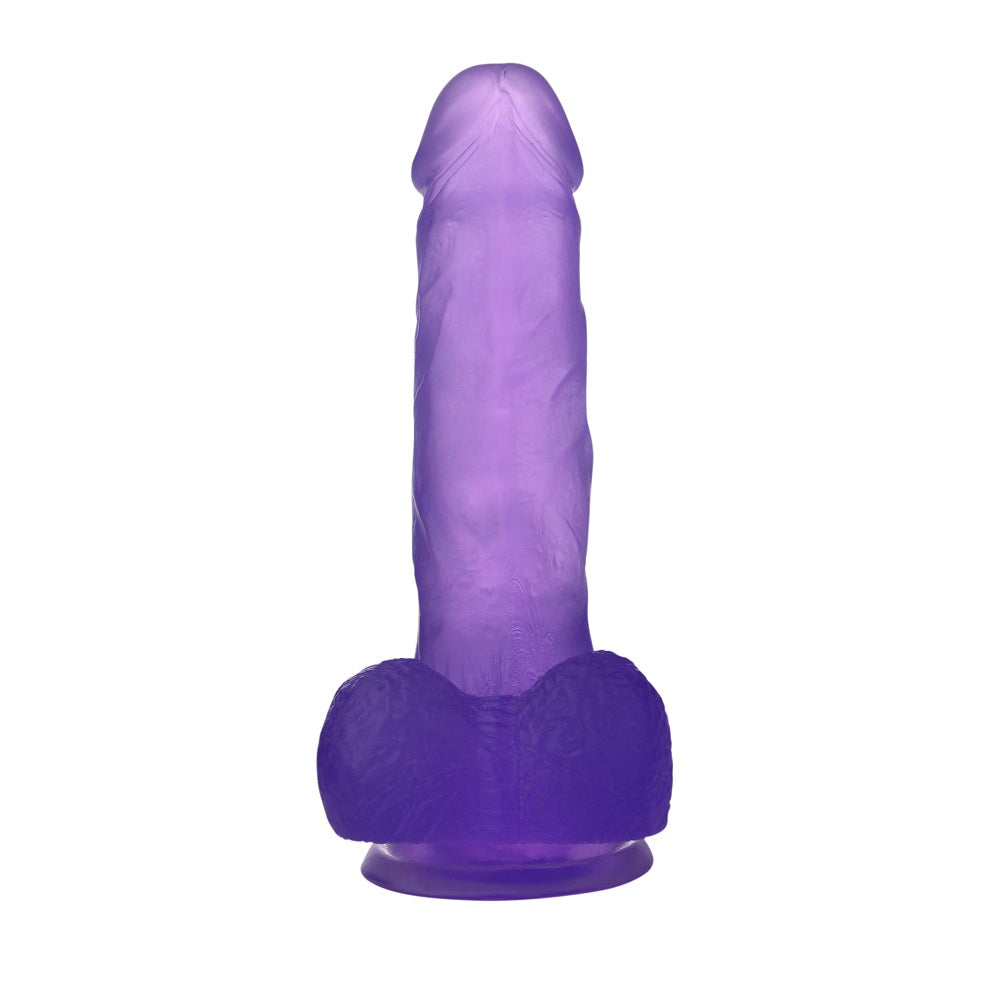 Lovetoy 7" Jelly Studs Crystal Dildo Medium