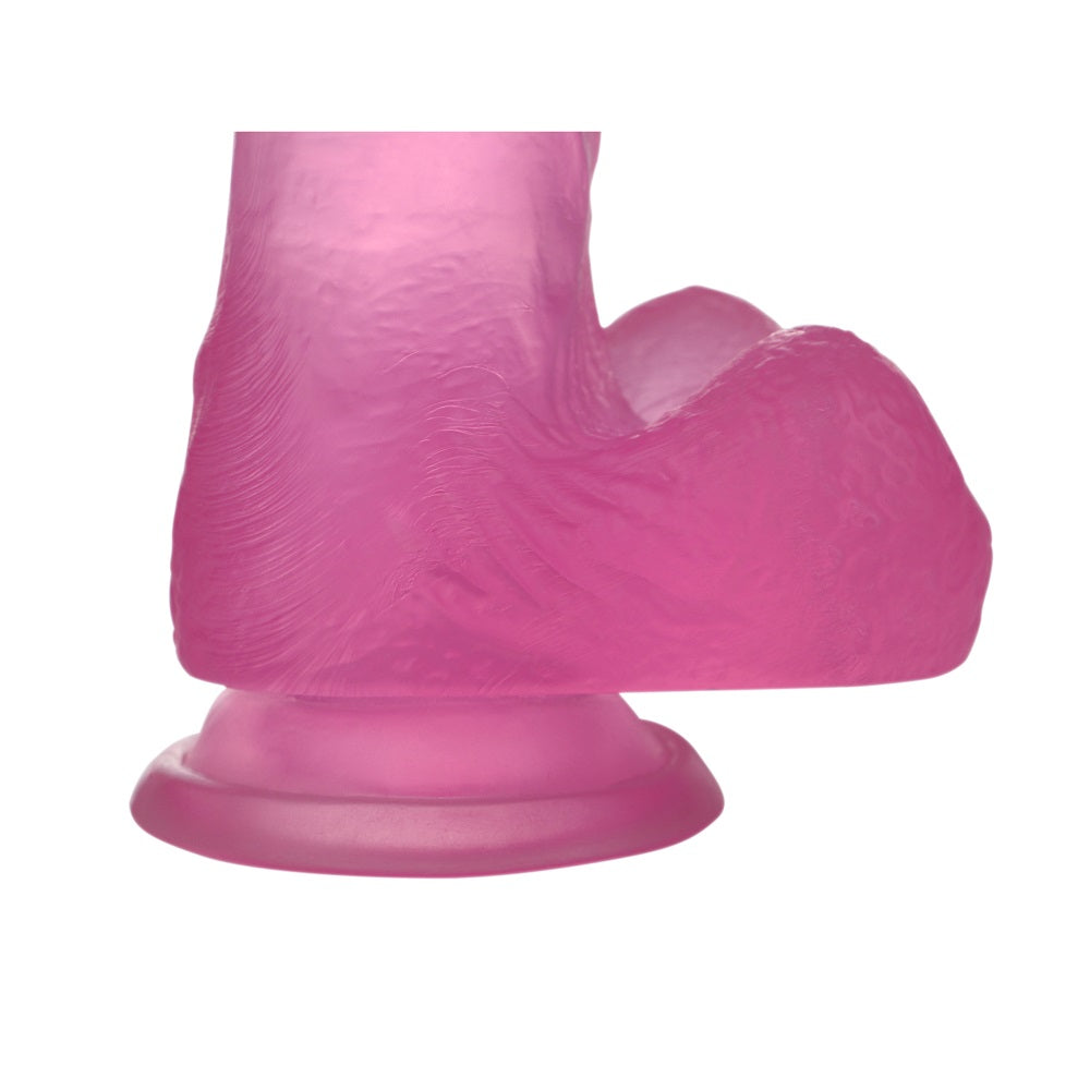 Lovetoy 7" Jelly Studs Crystal Dildo Medium