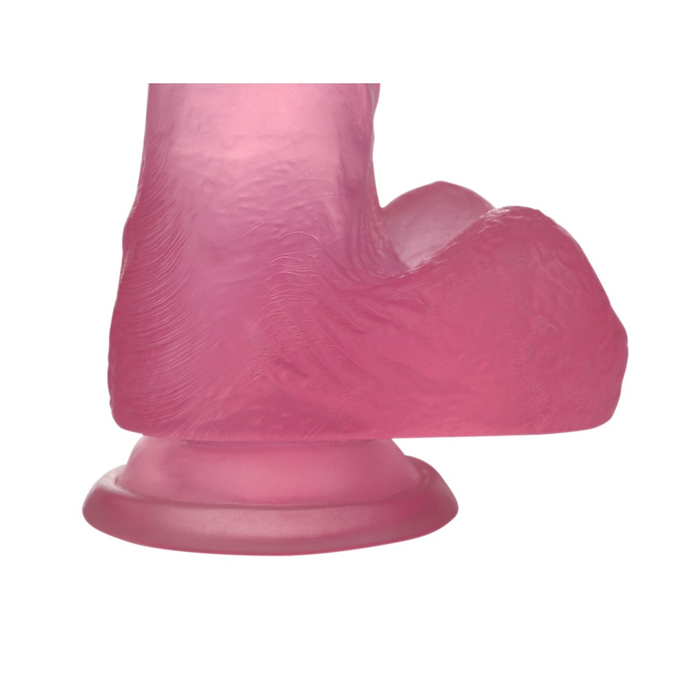 Lovetoy 6" Jelly Studs Crystal Dildo Small