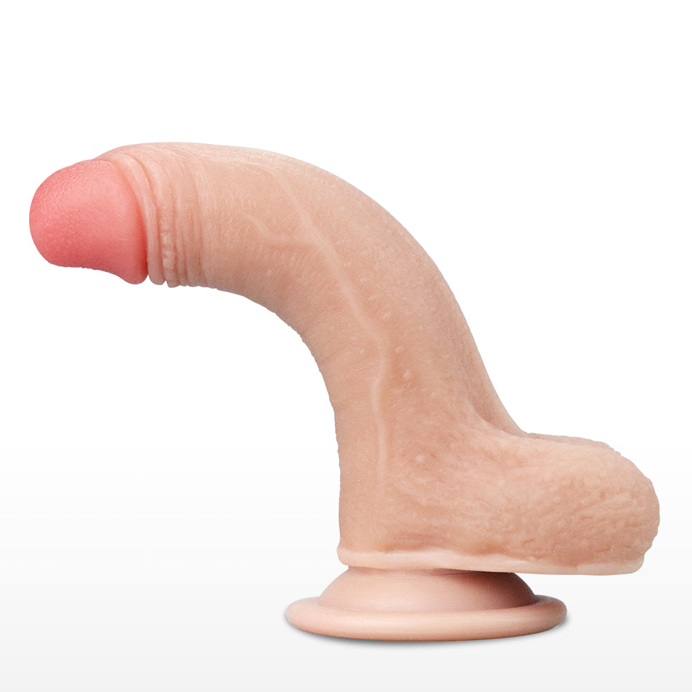 Lovetoy Sliding Skin Dual Layer Dildo 7 inch