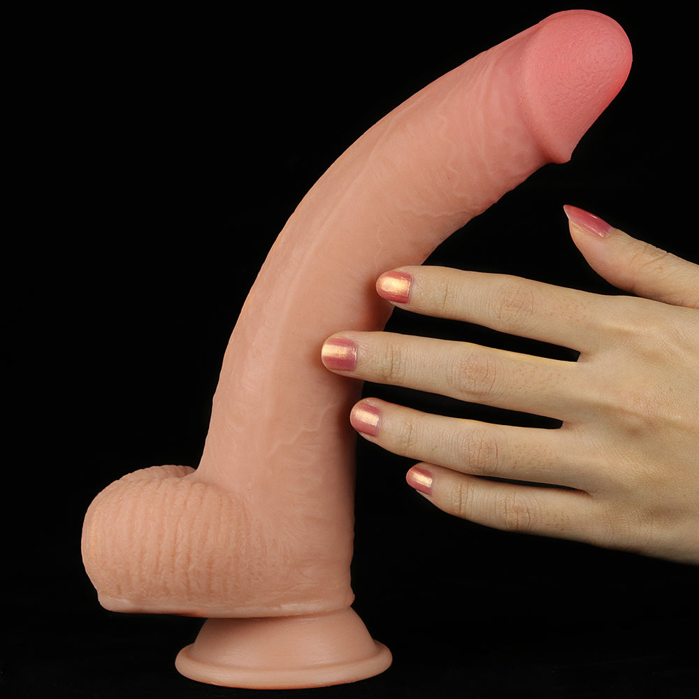 Lovetoy Sliding Skin Dual Layer Dildo 9 inch