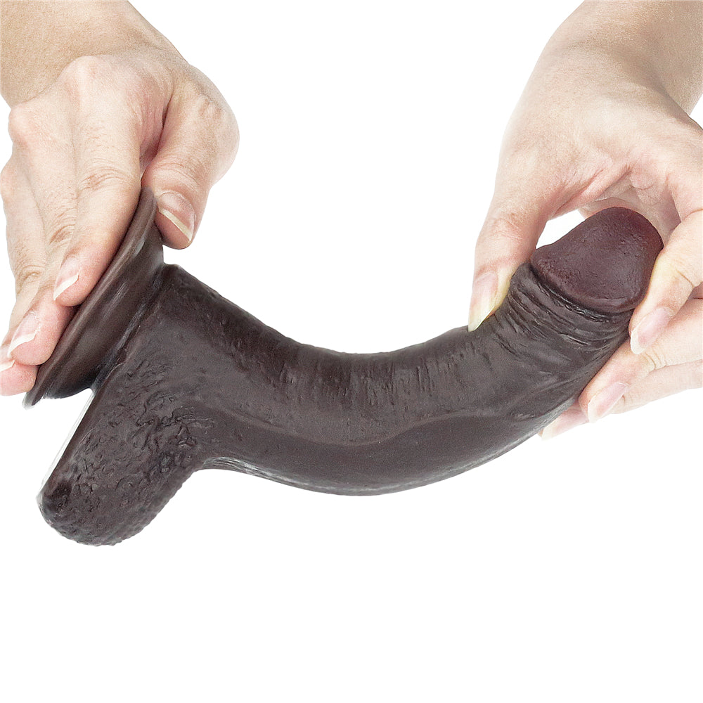 Lovetoy Sliding Skin Dual Layer Dildo 7 inch