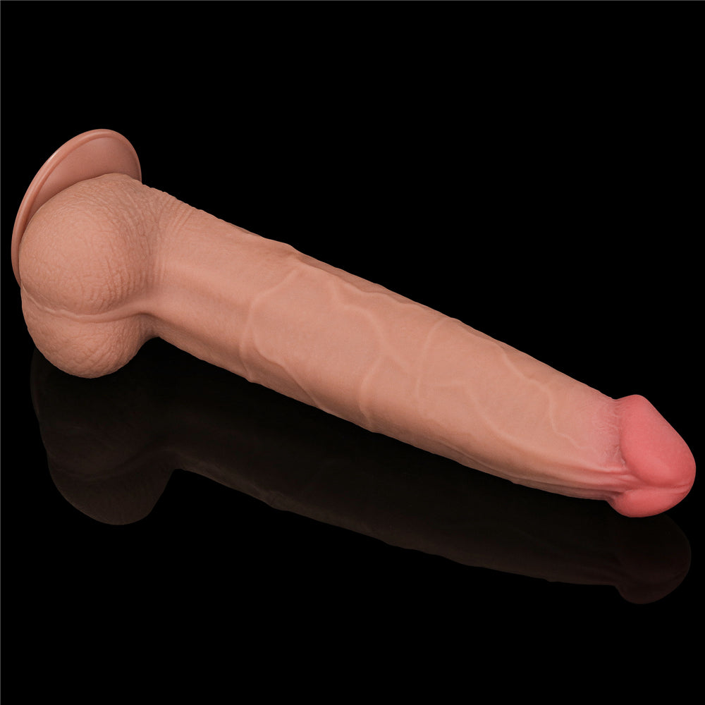 Lovetoy Sliding Skin Dual Layer Dildo 13.5 inch