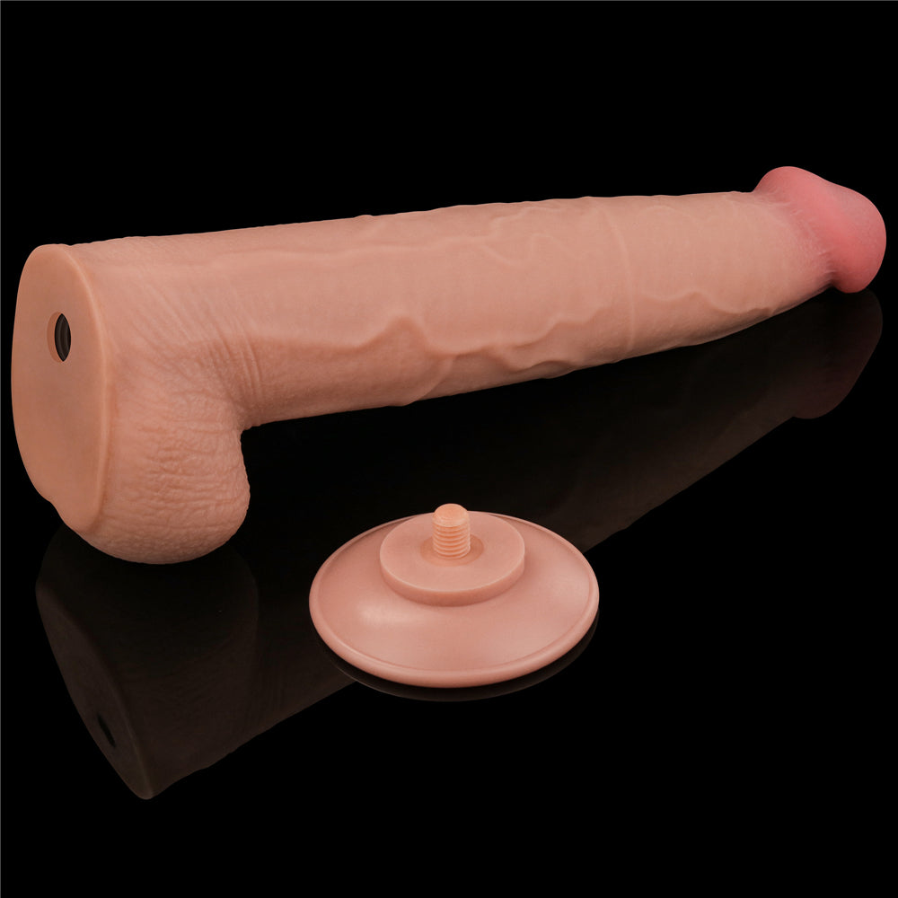 Lovetoy Sliding Skin Dual Layer Dildo 13.5 inch