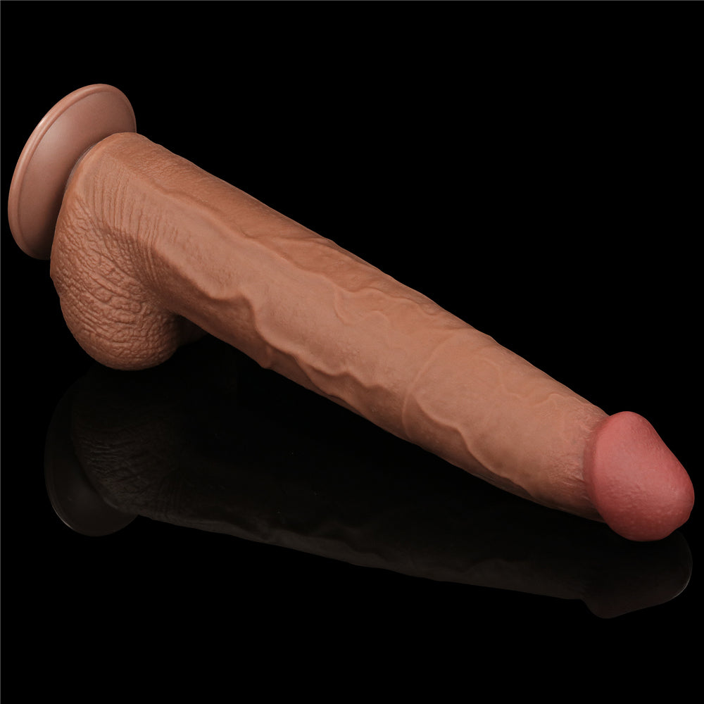 Lovetoy Sliding Skin Dual Layer Dildo 13.5 inch