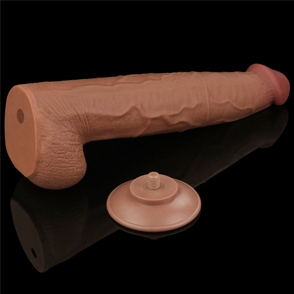 Lovetoy Sliding Skin Dual Layer Dildo 13.5 inch