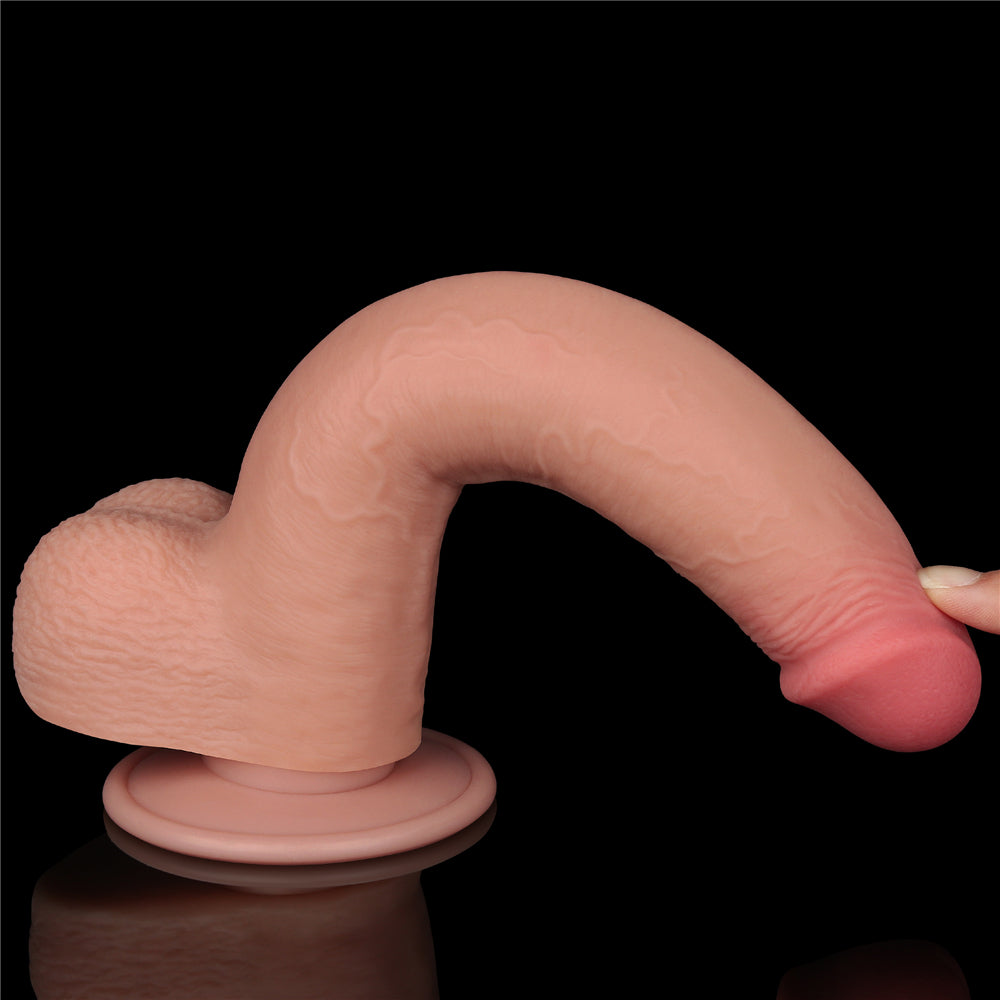 Lovetoy Sliding Skin Dual Layer Dildo 9 inch