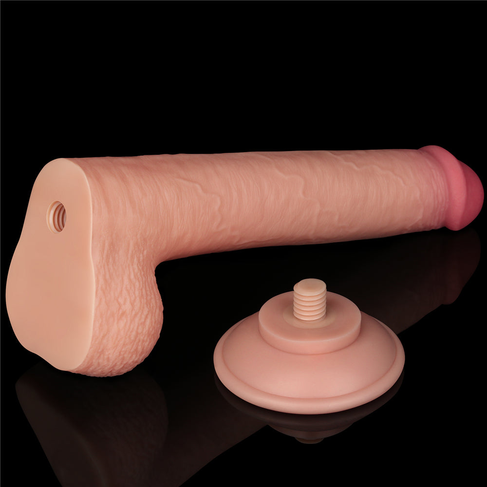 Lovetoy Sliding Skin Dual Layer Dildo 9 inch