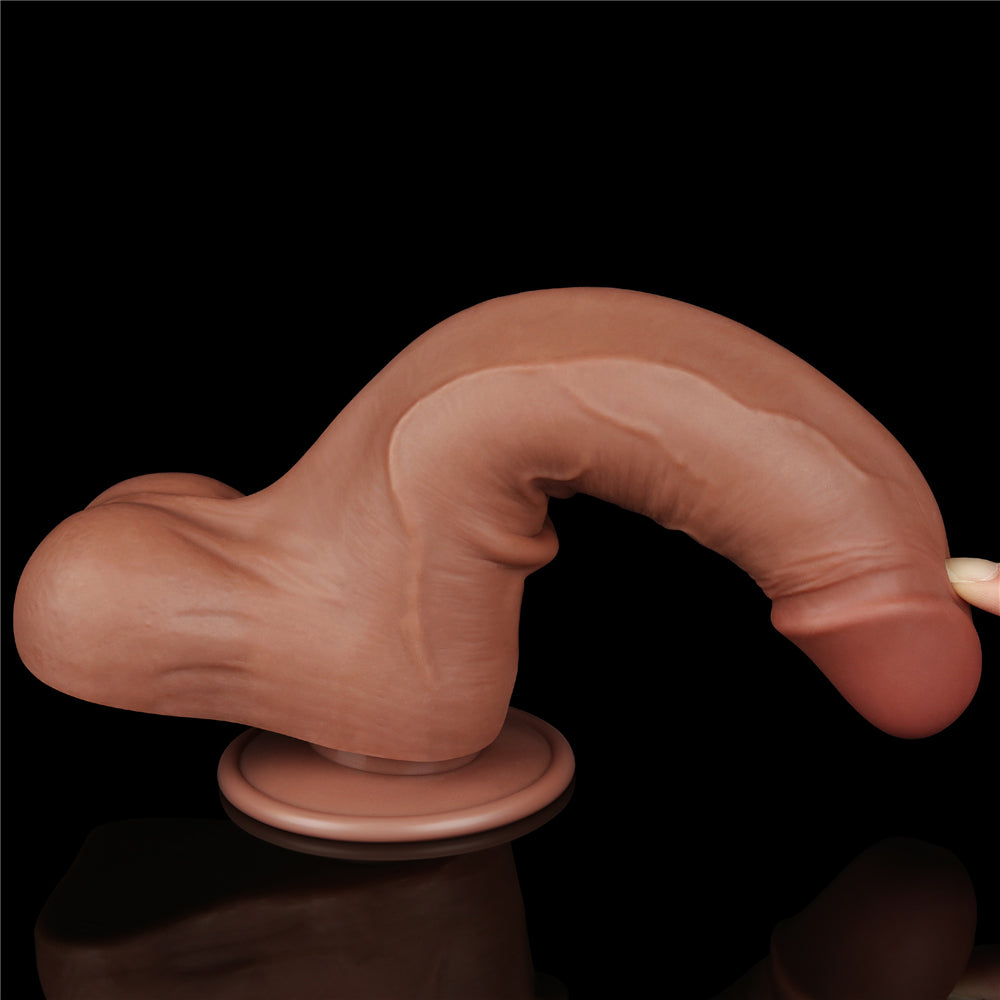 Lovetoy Sliding Skin Dual Layer Dildo 8.5 inch