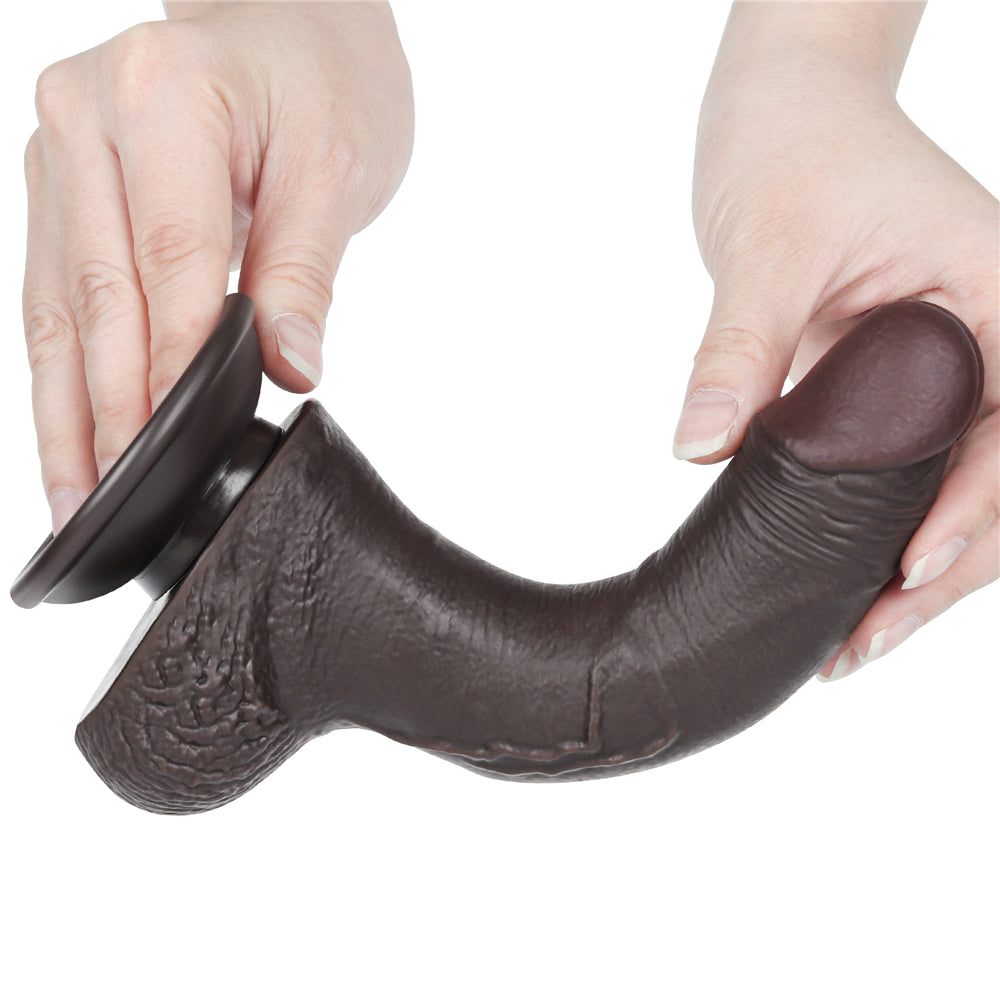 Lovetoy Sliding Skin Dual Layer Dildo 7.5 inch